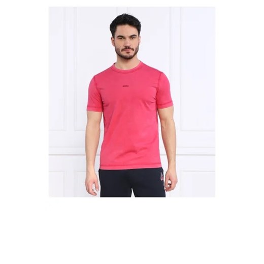 T-shirt męski BOSS HUGO bawełniany z krótkim rękawem 