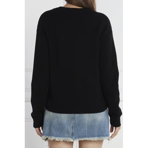 Pinko Wełniany sweter | Regular Fit Pinko XL okazja Gomez Fashion Store