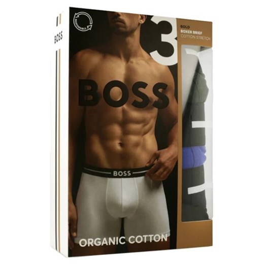 BOSS BLACK Bokserki 3-pack BoxerBr 3P Bold L Gomez Fashion Store wyprzedaż