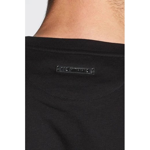 T-shirt męski Les Hommes z krótkim rękawem z napisami 