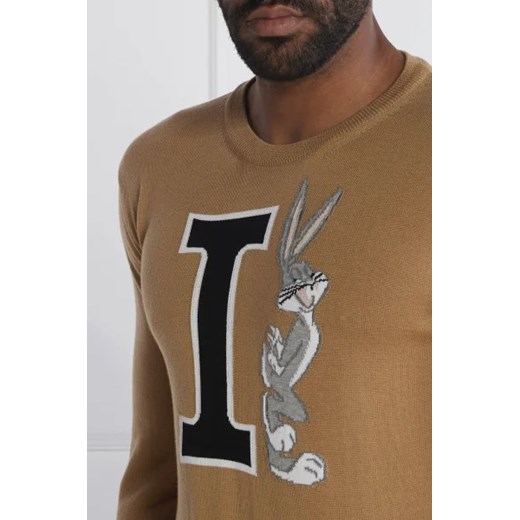 Iceberg Wełniany sweter | Regular Fit Iceberg L promocyjna cena Gomez Fashion Store