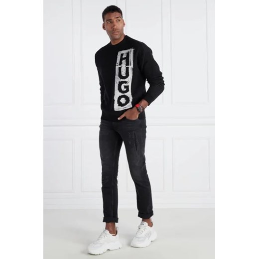 HUGO Sweter Sohugoh | Regular Fit | z dodatkiem wełny L Gomez Fashion Store