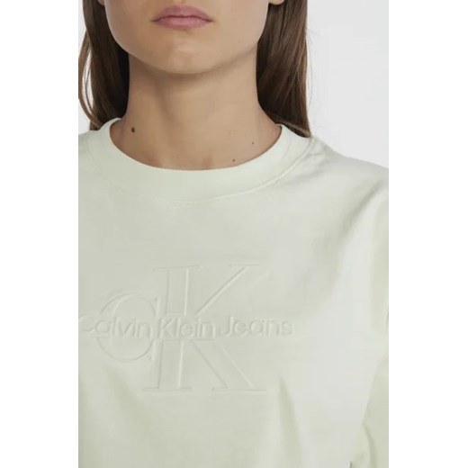 CALVIN KLEIN JEANS T-shirt EMBOSSED MONOLOGO | Oversize fit S Gomez Fashion Store