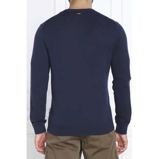 Napapijri Wełniany sweter | Regular Fit Napapijri S wyprzedaż Gomez Fashion Store