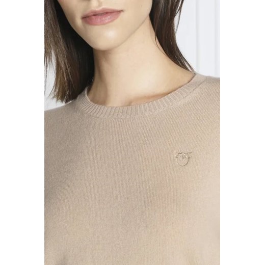 Pinko Kaszmirowy sweter Frisbi | Regular Fit Pinko S okazja Gomez Fashion Store