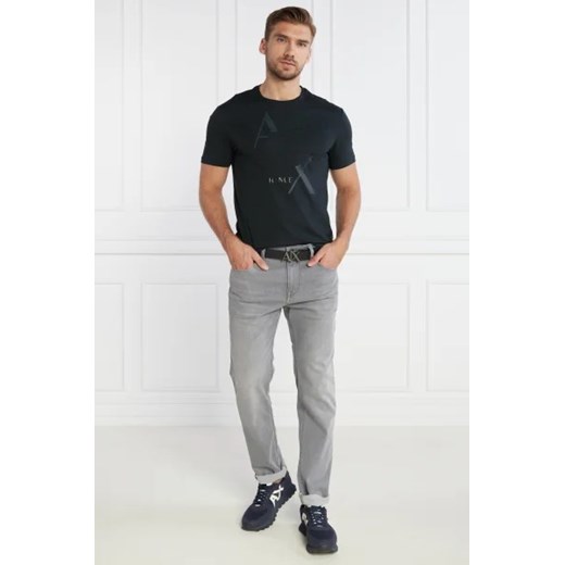 T-shirt męski Armani Exchange z bawełny w stylu młodzieżowym z krótkimi rękawami 