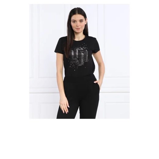 Liu Jo T-shirt | Regular Fit Liu Jo 34 wyprzedaż Gomez Fashion Store