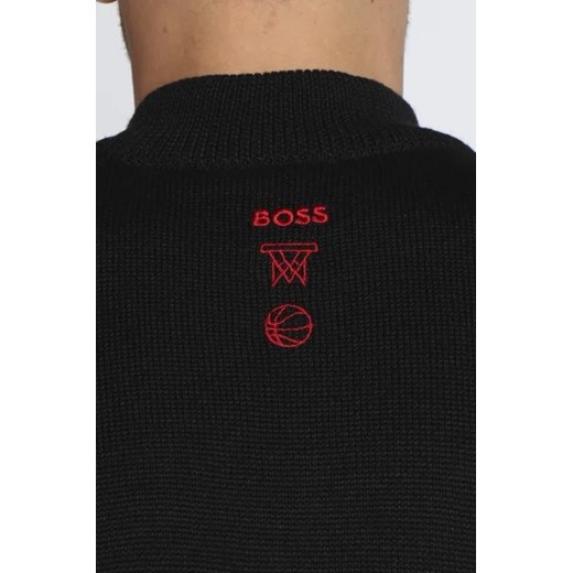 BOSS ORANGE Sweter Knit_ChicagoBulls | Regular Fit | z dodatkiem wełny XL Gomez Fashion Store