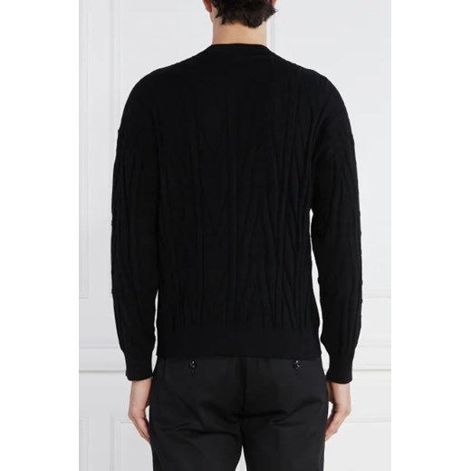 Emporio Armani Wełniany sweter | Regular Fit Emporio Armani M wyprzedaż Gomez Fashion Store