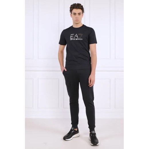 EA7 T-shirt | Regular Fit S okazyjna cena Gomez Fashion Store