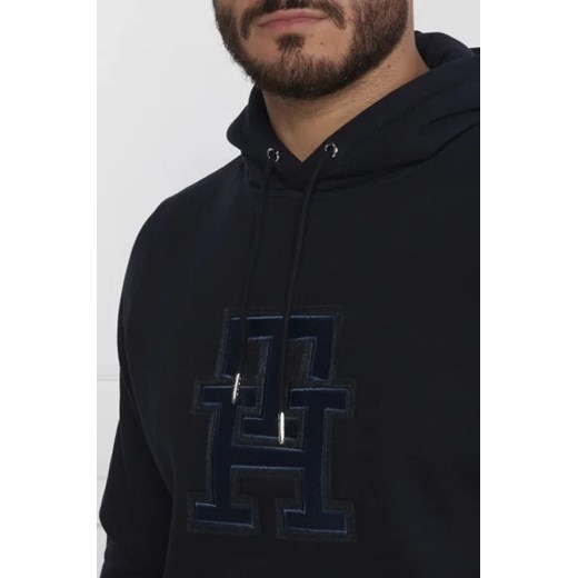 Tommy Hilfiger Bluza MONOGRAM APPLIQUE HOODY | Regular Fit Tommy Hilfiger M okazyjna cena Gomez Fashion Store