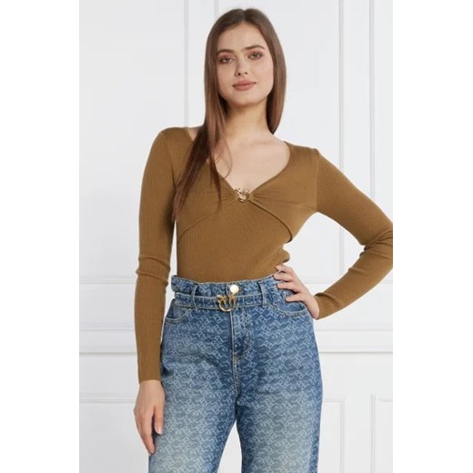 Sweter damski Pinko z poliamidu