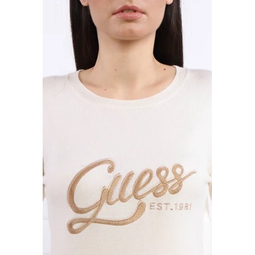 Sweter damski Guess z okrągłym dekoltem