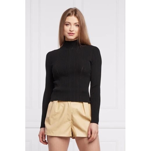 Sweter damski Twinset z wiskozy z golfem