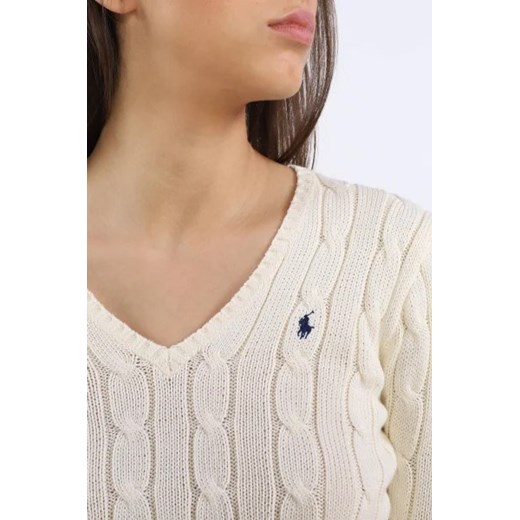 Sweter damski Polo Ralph Lauren z dekoltem w literę v