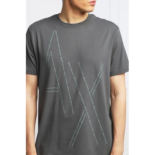 T-shirt męski Armani Exchange z krótkim rękawem młodzieżowy 