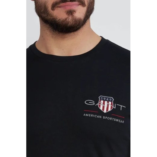T-shirt męski Gant z krótkim rękawem