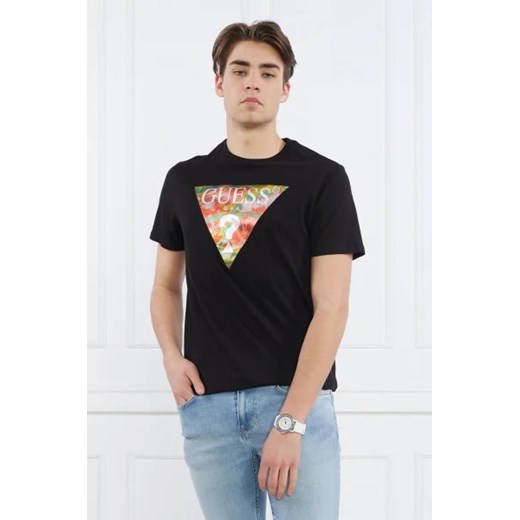 T-shirt męski Guess czarny 