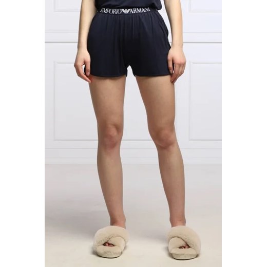 Szorty granatowe Emporio Armani sportowe