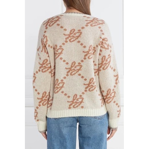 Sweter damski Liu Jo z okrągłym dekoltem