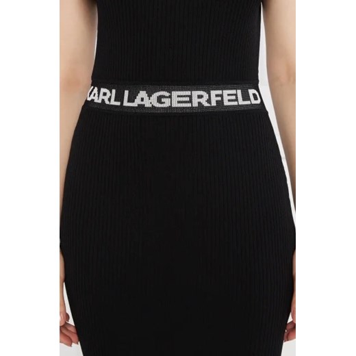 Karl Lagerfeld Sukienka slvs high neck knit Karl Lagerfeld L Gomez Fashion Store