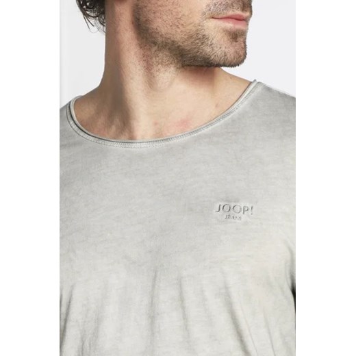 T-shirt męski Joop! z długim rękawem szary bawełniany casual