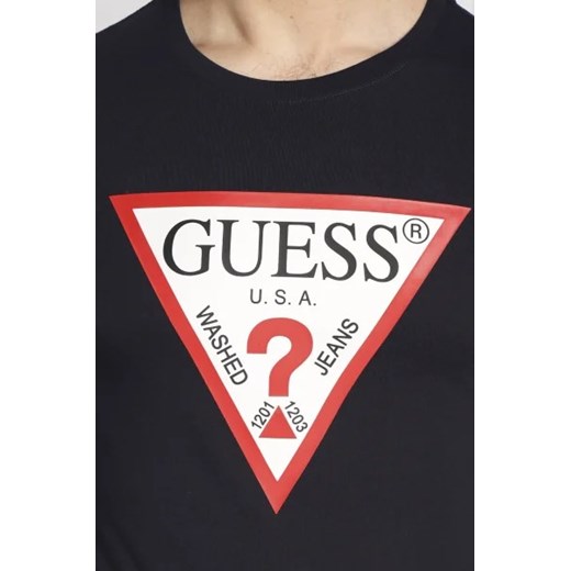 T-shirt męski Guess z długimi rękawami 