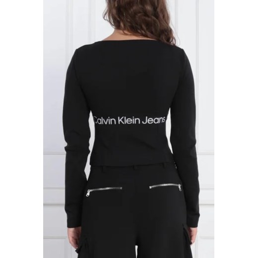 Czarna bluzka damska Calvin Klein 