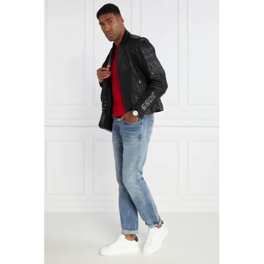 BOSS ORANGE Skórzana kurtka Jocas | Slim Fit 48 wyprzedaż Gomez Fashion Store