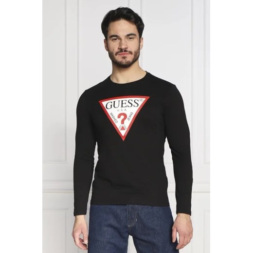 T-shirt męski Guess z długim rękawem