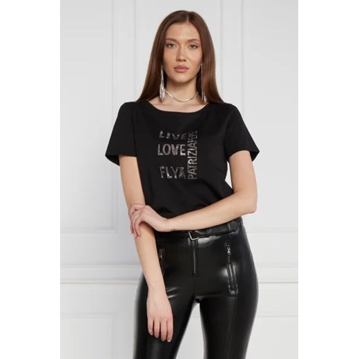 Patrizia Pepe T-shirt | Regular Fit Patrizia Pepe L Gomez Fashion Store wyprzedaż