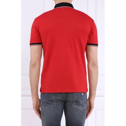 T-shirt męski czerwony Emporio Armani z krótkim rękawem