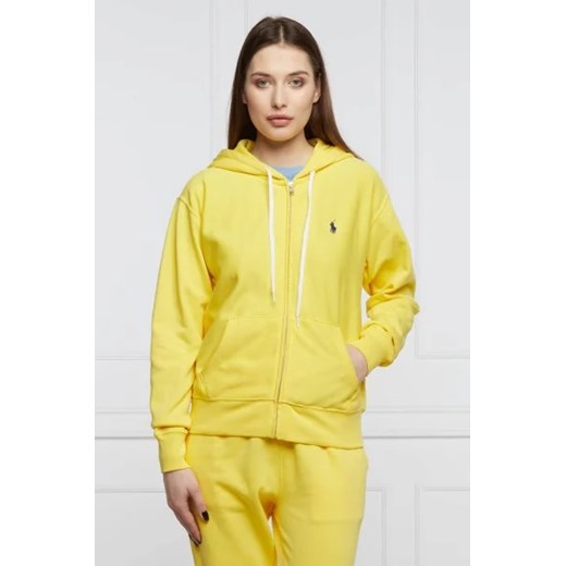 Bluza damska Polo Ralph Lauren żółta z bawełny 