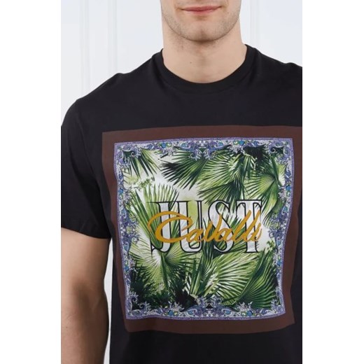 T-shirt męski Just Cavalli z krótkimi rękawami młodzieżowy 