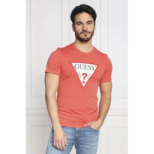 GUESS JEANS T-shirt ORIGINAL LOGO | Slim Fit XL Gomez Fashion Store promocja