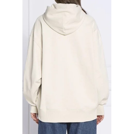 Bluza damska Calvin Klein beżowa młodzieżowa 