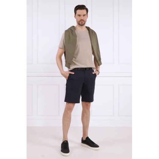 T-shirt męski Calvin Klein casual z bawełny beżowy 