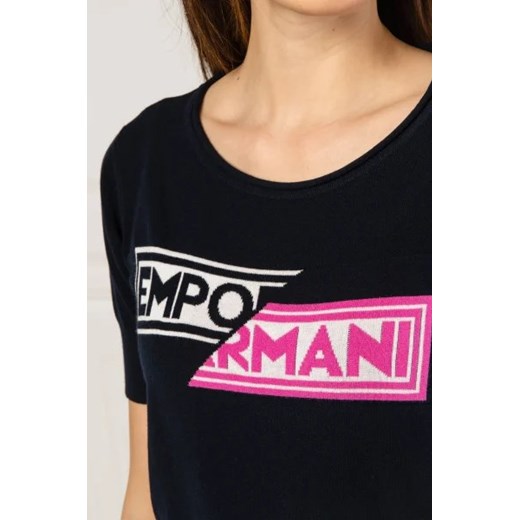 Emporio Armani Bluzka | Regular Fit Emporio Armani 34 okazja Gomez Fashion Store