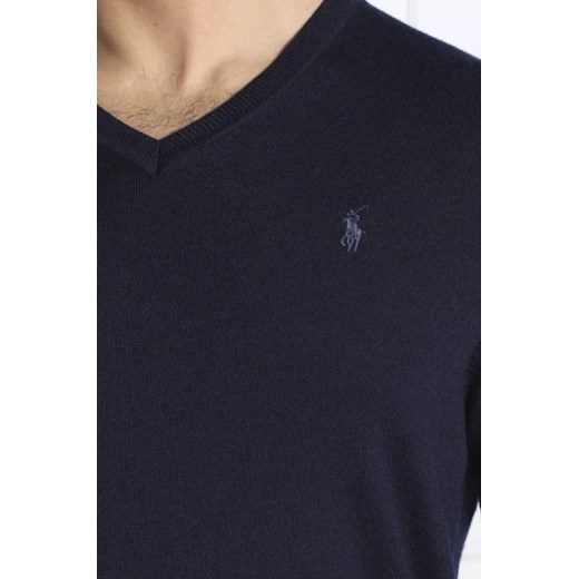 POLO RALPH LAUREN Wełniany sweter | Slim Fit Polo Ralph Lauren S Gomez Fashion Store