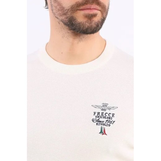 Aeronautica Militare Sweter | Regular Fit Aeronautica Militare L okazja Gomez Fashion Store
