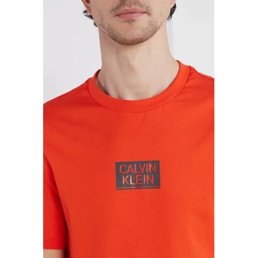 Calvin Klein T-shirt GLOSS STENCIL LOGO | Regular Fit Calvin Klein M promocja Gomez Fashion Store