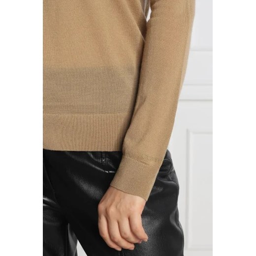 Calvin Klein Wełniany sweter | Slim Fit Calvin Klein XS wyprzedaż Gomez Fashion Store