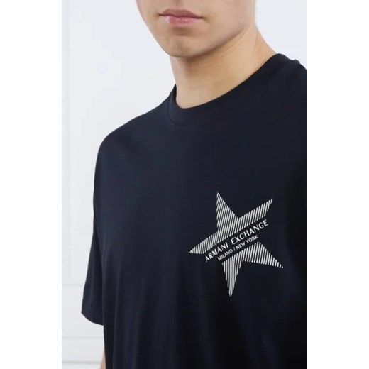 Armani Exchange t-shirt męski z krótkim rękawem casual 