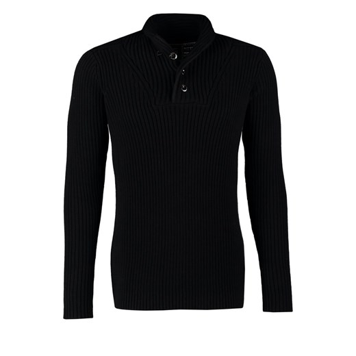 GStar Sweter black zalando czarny abstrakcyjne wzory