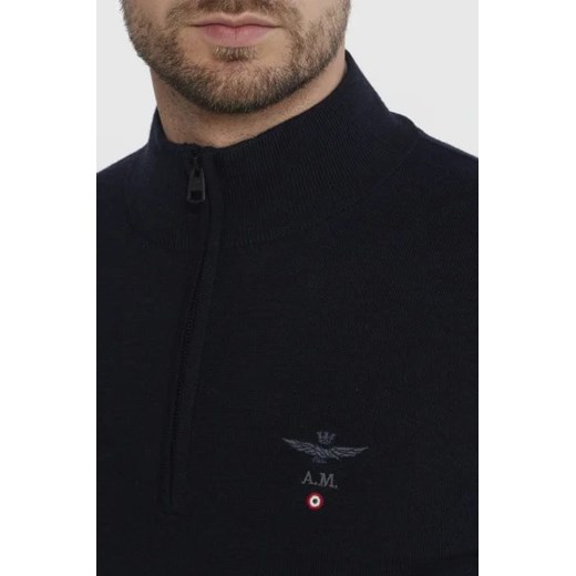 Aeronautica Militare Wełniany sweter | Slim Fit Aeronautica Militare L Gomez Fashion Store promocja