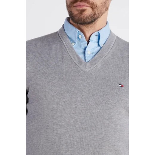 Tommy Hilfiger Sweter 1997 V NECK SWEATER | Regular Fit Tommy Hilfiger XXL okazja Gomez Fashion Store
