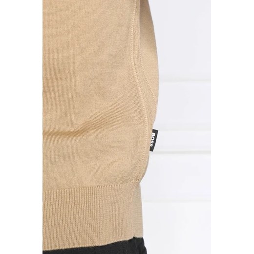 BOSS Wełniany sweter Leno-P | Slim Fit L Gomez Fashion Store