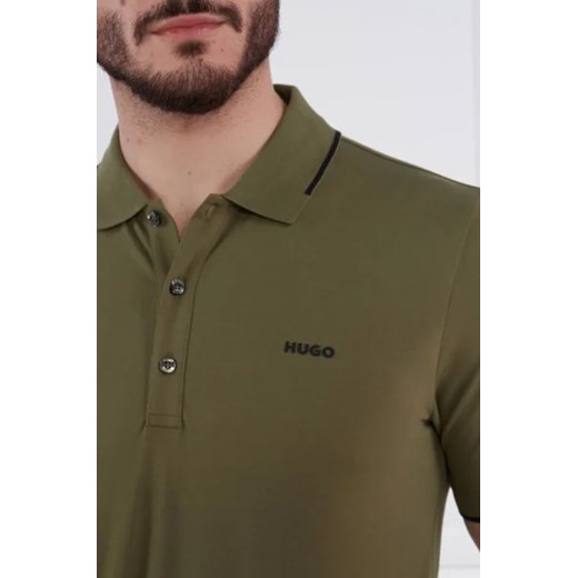 T-shirt męski Hugo Boss z krótkimi rękawami z elastanu 