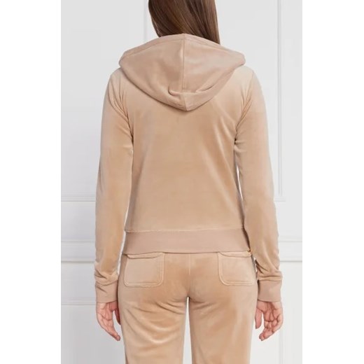 Juicy Couture Bluza Robertson Classic Velour Zip Trough Hoodie GOLD HW | Regular Juicy Couture M Gomez Fashion Store