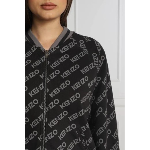 Bluza damska Kenzo w abstrakcyjnym wzorze casualowa